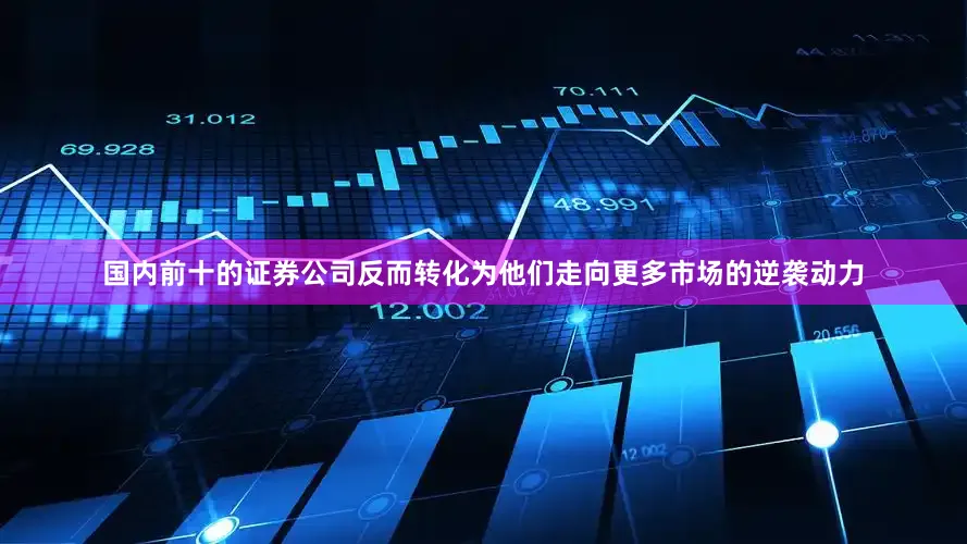 国内前十的证券公司反而转化为他们走向更多市场的逆袭动力